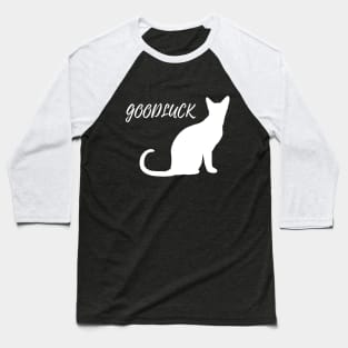 Goodluck Cat Baseball T-Shirt